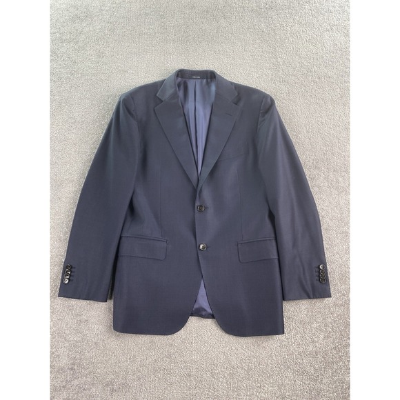 SuitSupply Suit Jacket 38 R Blue Wool Vitale Barberis Canonico Napoli Designer